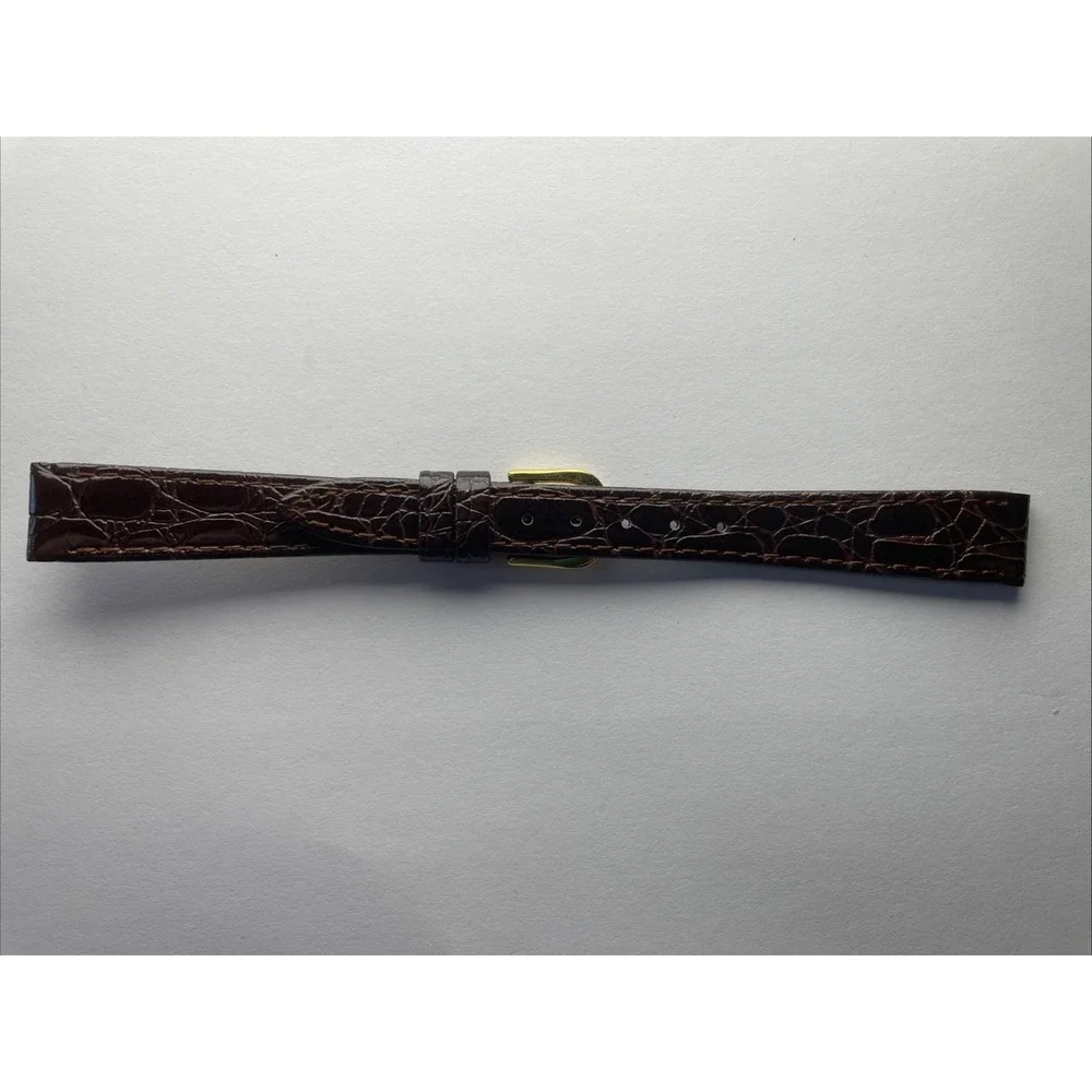 Band-it 13mm Brown Crocodile Grain Watch‎ Band